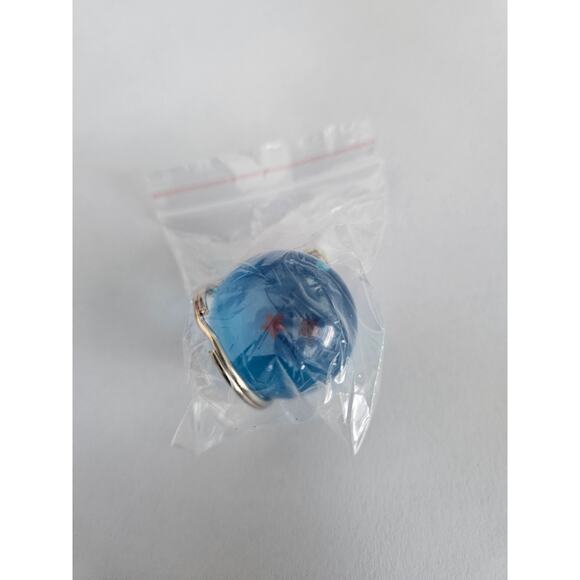 2-Stars Dragon Ball Keychain  DBZ Anime Accessory Blue Collectible - Picture 3 of 3